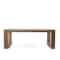 Armen Living Paradise Outdoor Light Eucalyptus Wood Coffee Table LCPRCOLT - alternate 4